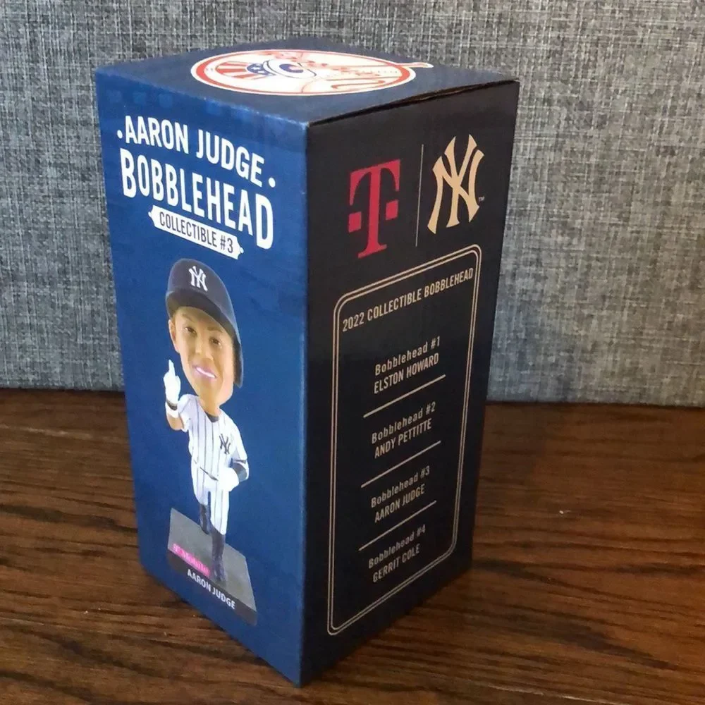 NEW YORK YANKEES AARON JUDGE BOBBLEHEAD NIB SGA 2020 62+ Home Runs PASSED MARIS